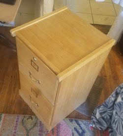 CUTE LITTLE 2 DRAWER FILE CABINET!!  Thumbnail
