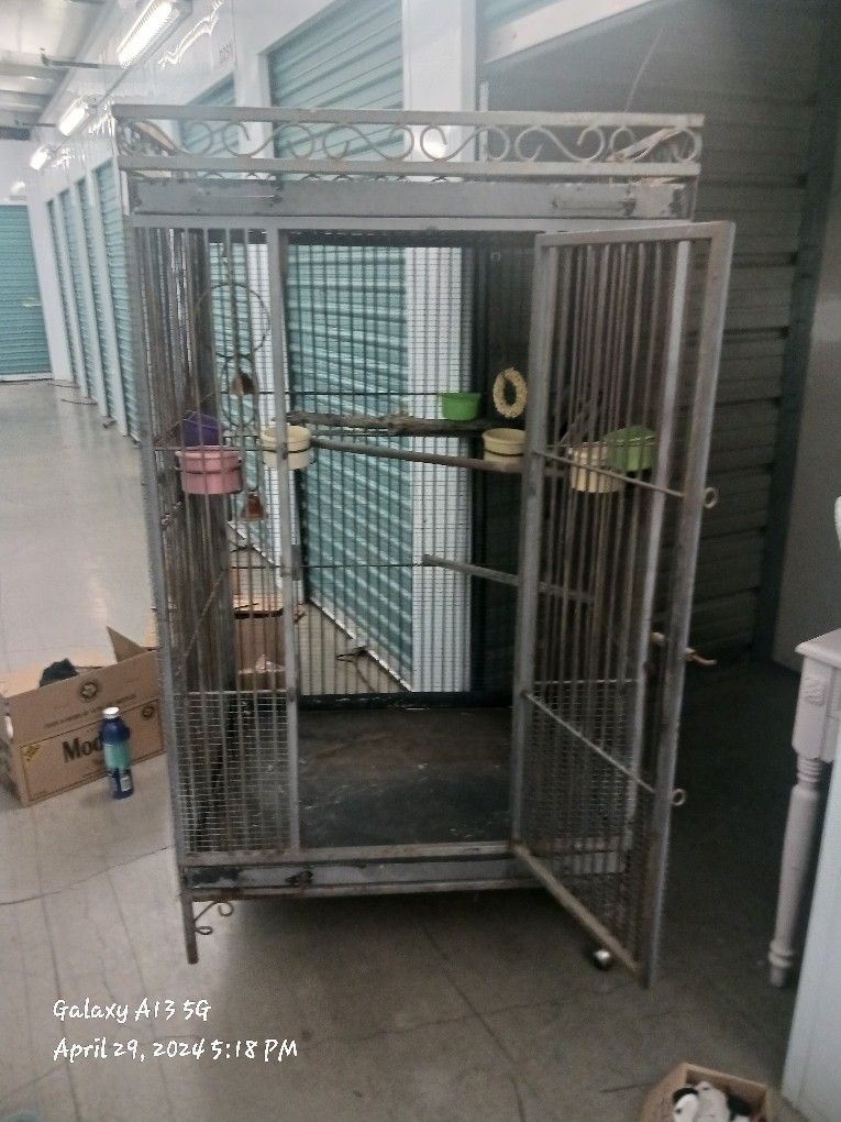 Wrought Iron Bird Cage