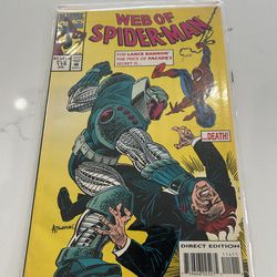 Web of Spider-Man #114 Direct Market Edition ~ VF~ 1994 Marvel Comics