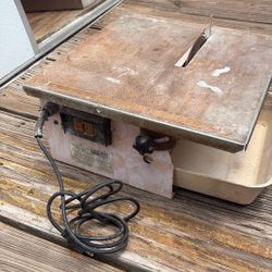 Wet & Dry Tile Cutter 7 1/2 “ Diamond Blade