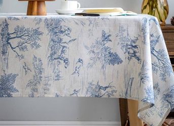 tablecloth vintage print