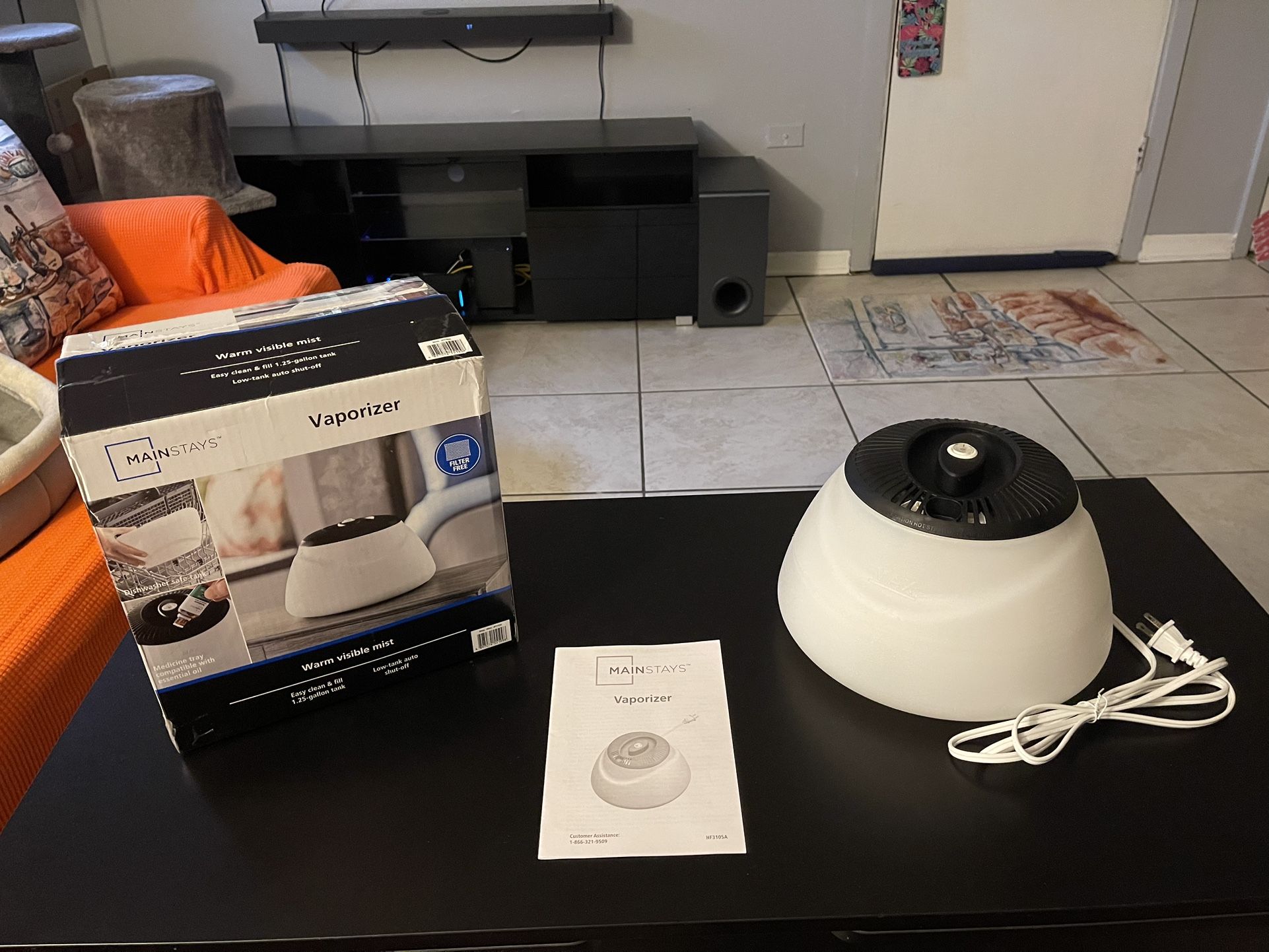 Mainstays Black And White Humidifier