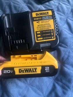 Dewalt battery and charger 20V