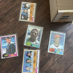 1981 Topps Baseball Complete Set