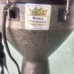 Remo Mondo Djembe World Percussion Designer Series It Needs A New Drumhead It Comes With Cover Sleeve Make An Offer Pick Up In Santa Ana 