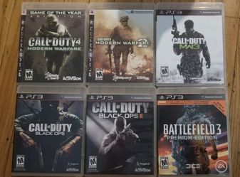 Call of Duty and Battlefield LOT PS3
