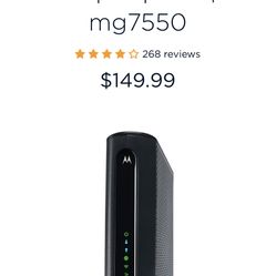 Motorola 3.0 Cable Wireless Modem Plus Router 