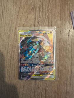 Pokemom Reshiram & Zekrom GX tag Team card