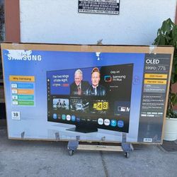 77” Samsung smart 4k oled hdr tv 