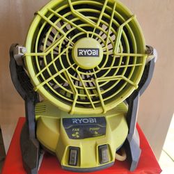 Ryobi 18v cordless misting fan