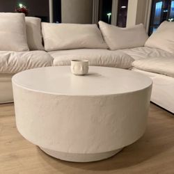 Round Texture Coffee Table