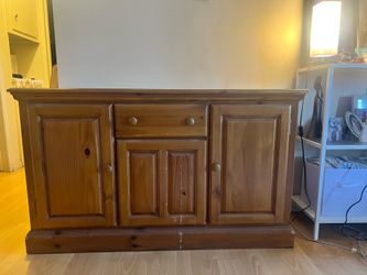 Vintage buffet table.