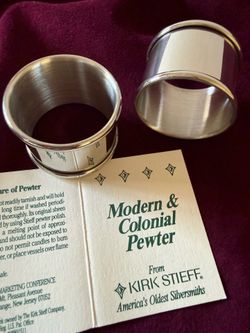 Pewter Napkin Holders
