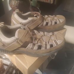 Mens OrthoFeet Strap Sandals Size 14