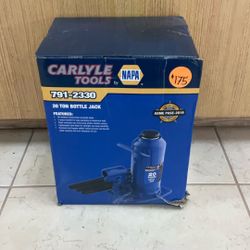 CARLYLE TOOLS by NAPA 20 TON BOTTLE JACK.