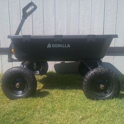 12 cubic foot poly dump wagon