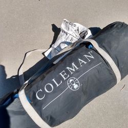 Large Coleman Tent, Lanterns, Chairs Etc