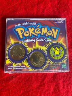 SEALED 1999 Pokemon Battling Coin Game