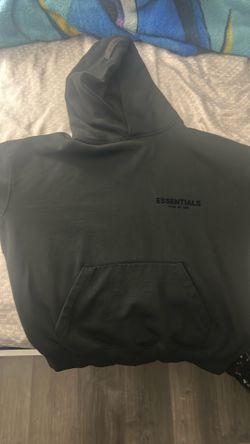 Essential hoodie Black