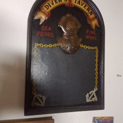 16 By 24 Inches Wood Bar Sign.