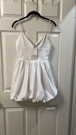 Zara White Poplin Dress/Jumpsuit