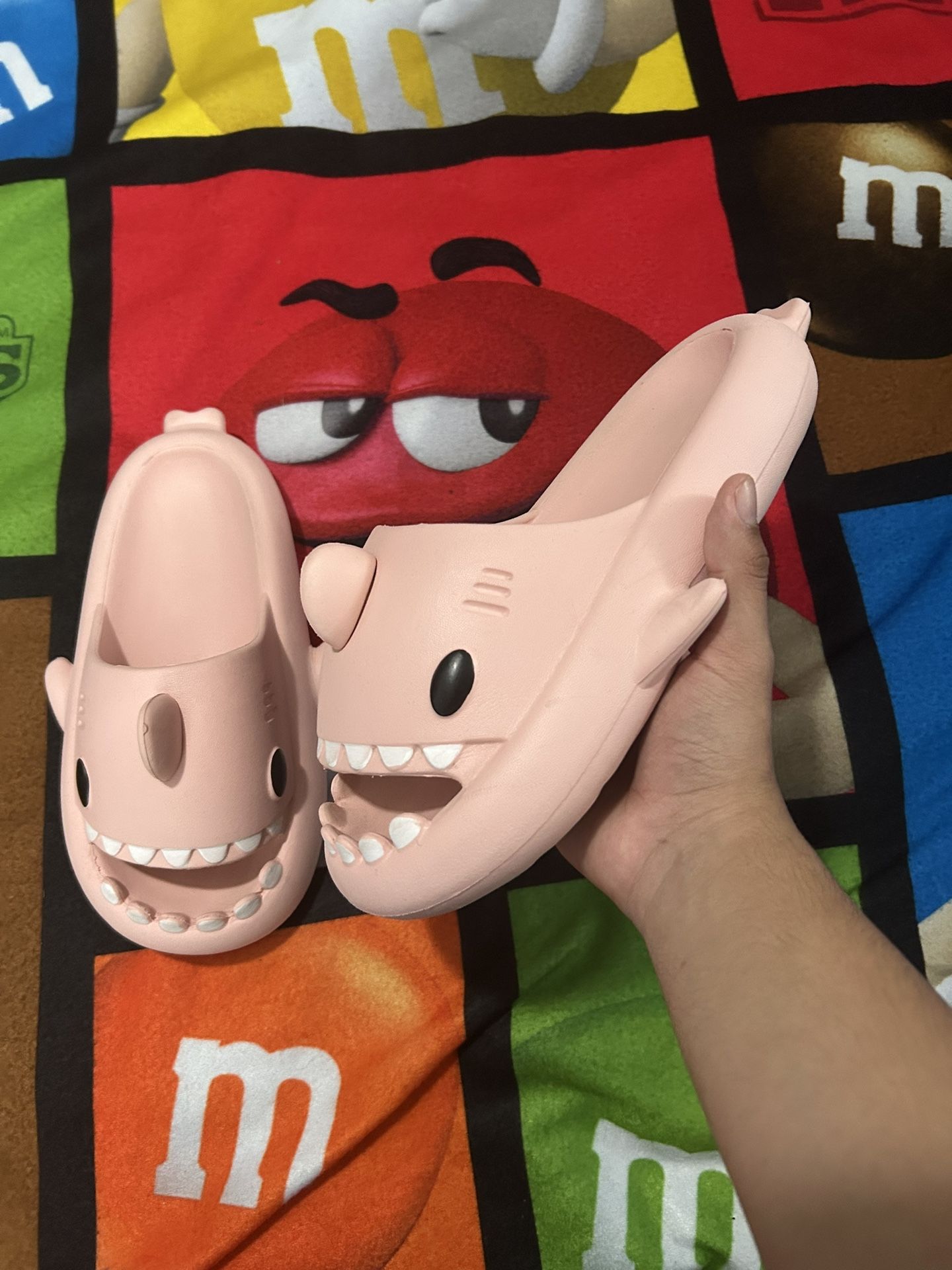 Pink Shark Sandals