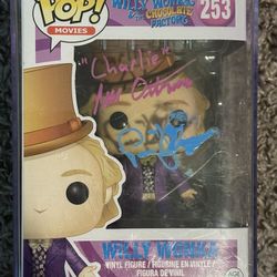 Willy Wonka Autographed Funko Pop 