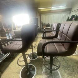 Vinyl Adjustable Height Barstool, 4 Pack, Red Wine Color  💥💥Brand new inbox!!!💥💥  $230   Warehouse Address:  2745 Boone st  Columbia sc 29204 Behi