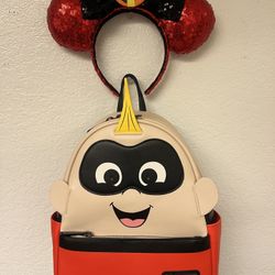 ✨Loungefly Glow Jack Jack Disney Pixar Mini Backpack & Ears Combo ✨
