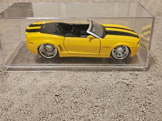 1:24 Jada Toys 2007 Chevy Camaro Convertible Concept Big Time Muscle Yellow

