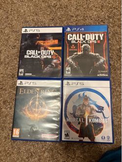 PlayStation 5 and 4 games