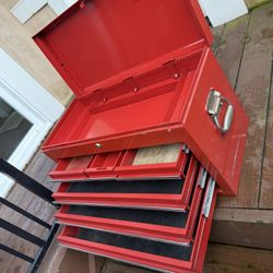Toolbox 6 Drawers Sturdy 47 Lbs, Brand Unknown Tool Chest, Box, Storage, Drawers, Cabinet