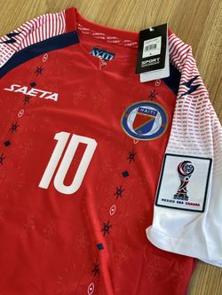 AWAY JERSEY NATIONAL TEAM SOCCER. ALL PATCHES FIFA 26. ALL SIZES. SIZE LARGE. 