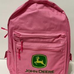 NEW John Deere Girls Pink Backpack 