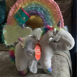 #unicorn #girls #rainbow #backpack kids #rainbow #unicorn #birthday #party #gift #piñata #purse #new