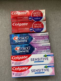 Colgate & Crest Toothpaste