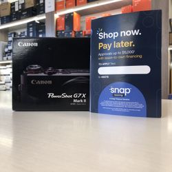 Canon PowerShot G7 X Mark II Camera (Located In Downey, CA)