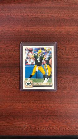 Brett Favre Upper Deck Card 1991