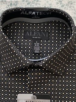Mens Alfani slim fit Dress shirt New with Tag