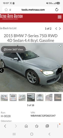 2015 BMW 750i