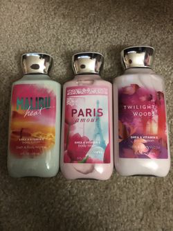 Sprays and Lotion each $15