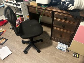 Desk and office chair