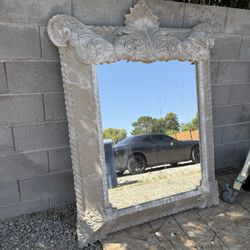 Large Antique Mirror 