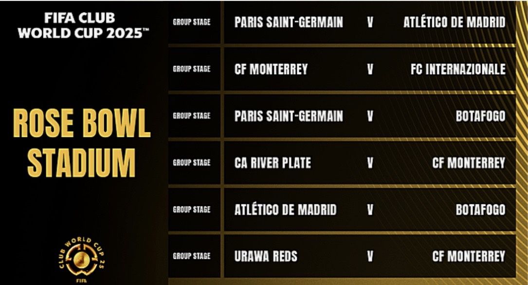 FIFA CLUB WORLD 🌎 CUP 🏆(2) TICKETS 🎫 🎫 $70 EACH $140 FOR PAIR