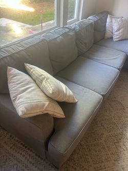 Free Sectional Couch and Ottoman