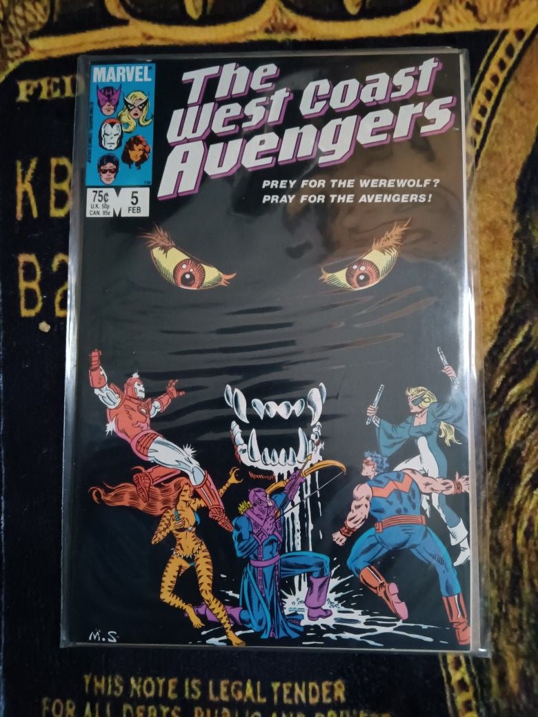 "Avengers Comic " Silver Age! Highly Collectable Backed And Boarded