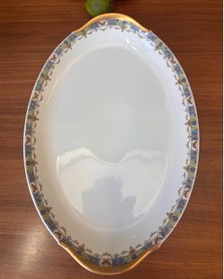 Rare Antique Limoges France Butterfly 16” Turkey Platter UC UNC24 Final Local Call