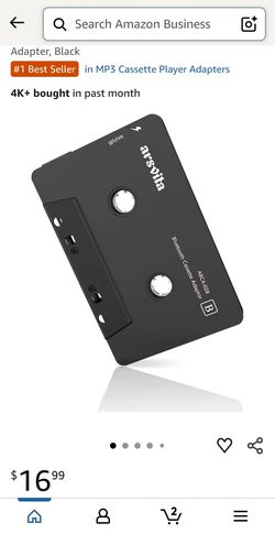 Bluetooth cassette adapter