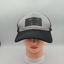 Port Authority KEM KREST Leather Patch Trucker Adjustable SnapbackHat. 9