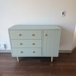 Crate And Barrel Kids Green Dresser